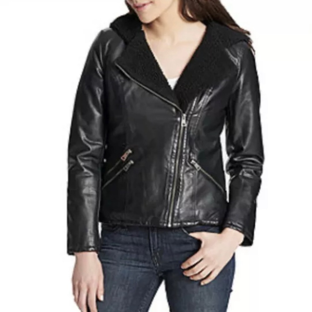 Levi faux leather jacket